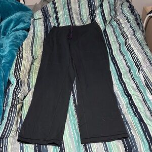 lululemon athletica Black Wide-Leg Pants